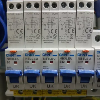 Consumer unit upgrade with RCBOs
