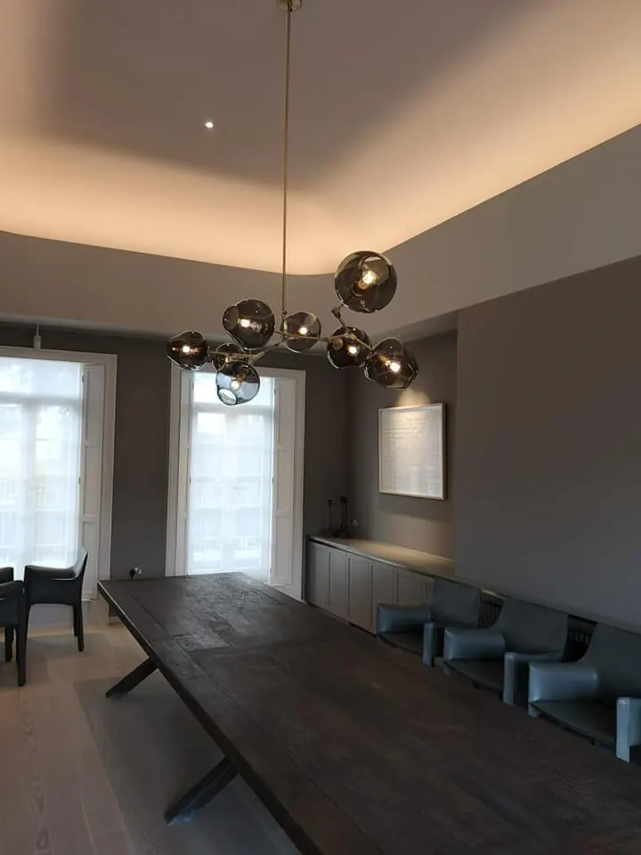 Dining room pendant lighting installed by our electrician