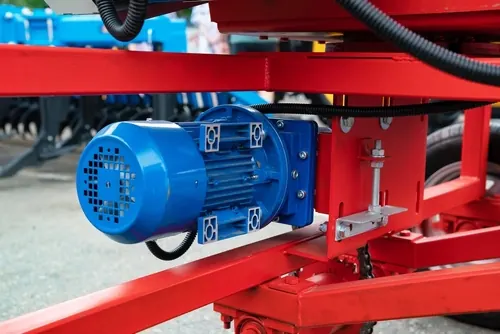 Three-phase industrial motor maintained by a commercial electrician in Leicestershire