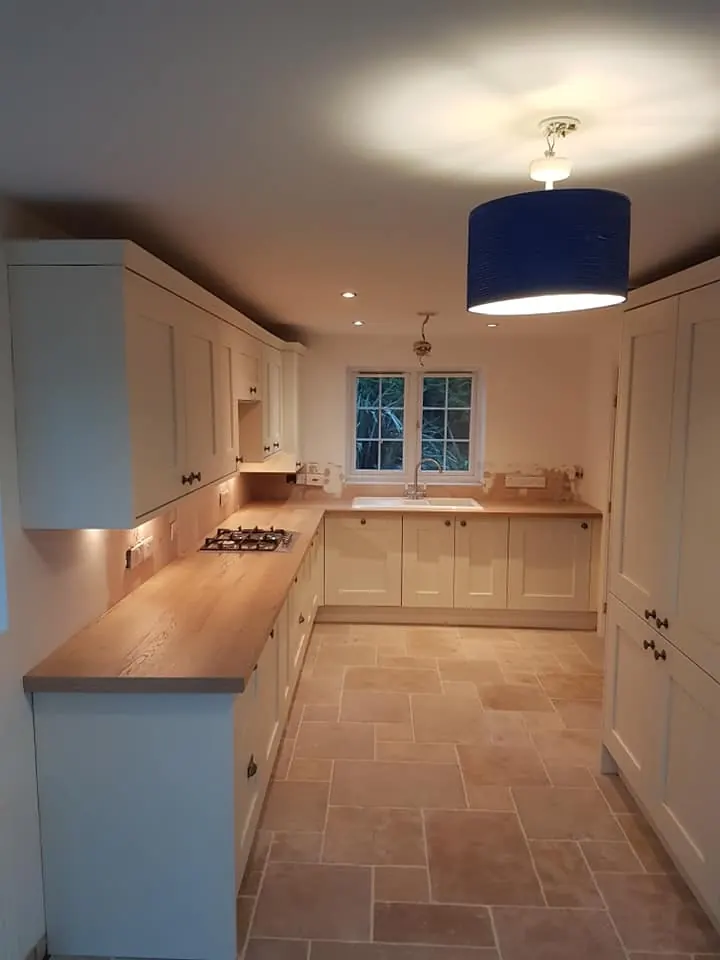 Kitchen lighting fitted by our electrician in Leicestershire